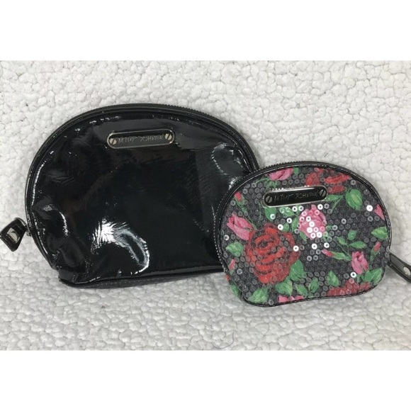 Betsey Johnson Handbags - Betsey Johnson 2 Makeup Bags Y2K